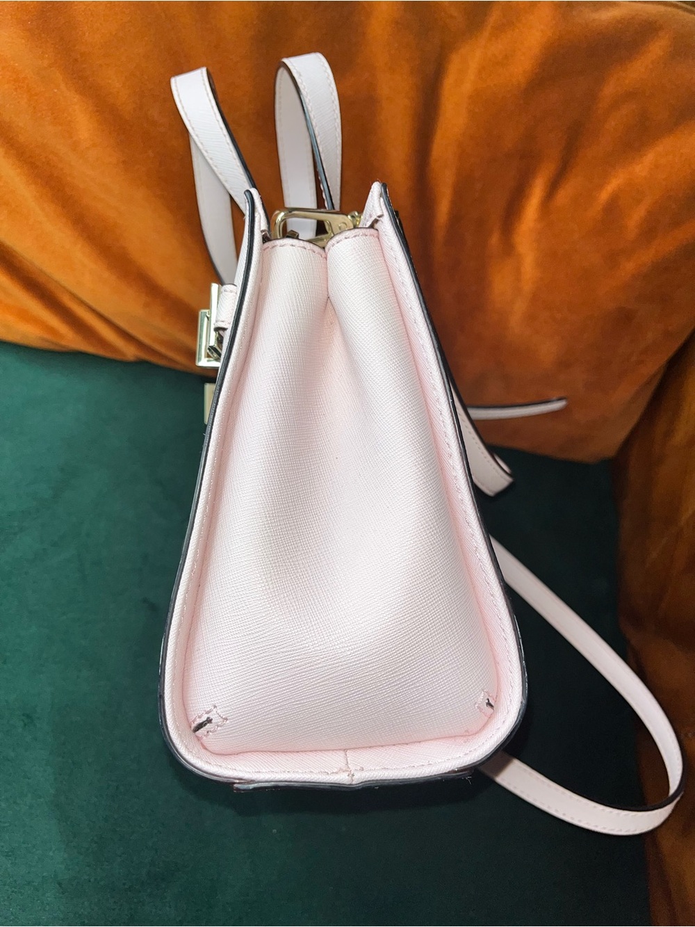 kate spade Pink Perforated Leather Tote - Picture 9 of 15